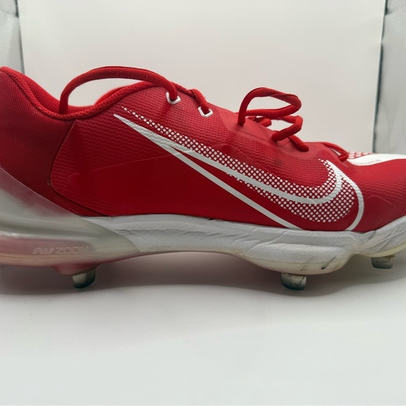 Nike Force Zoom Trout 7 Elite Baseball Cleats Red White Metal Spikes Men’s Sz 13 - Picture 5 of 15
